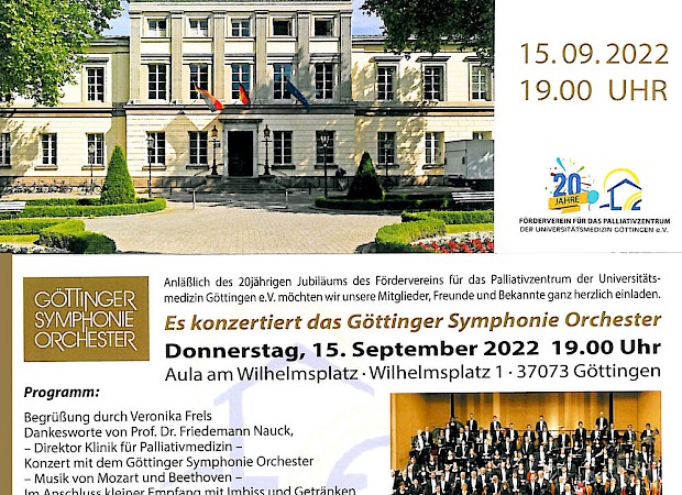 Einladung zum Benefizkonzert