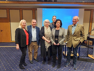 Der neue Vorstand des Fördervereins des Palliativzentrums der UMG. Es fehlt Rebecca Jütte.